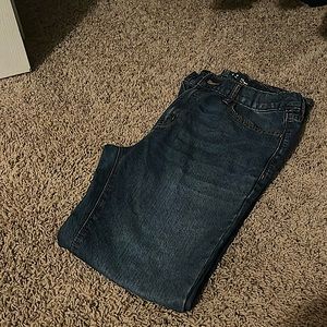 Boys Old Navy 16 Plus dark denim jeans